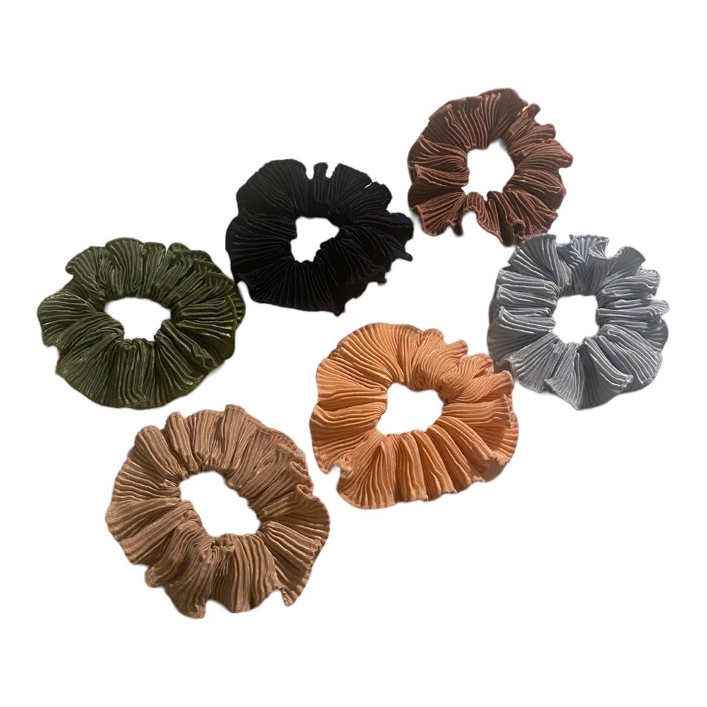 NWOT Lot of 6 Anthropologie Hair Scunchies Elastics Accessories